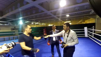 Boks Fotoğraf Çekimi Arka Planı