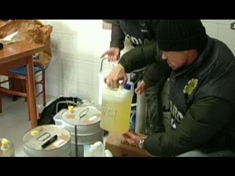 San Giuseppe V. (NA) - Scoperto laboratorio della cocaina del clan Gallo (17.02.16)