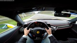 300km/h avec sa Ferrari 458 Italia sur une autoroute allemande