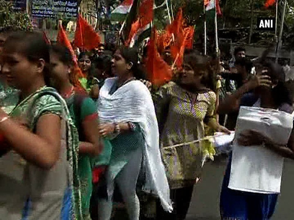 ABVP holds countrywide protests against anti-nationalism in some groups