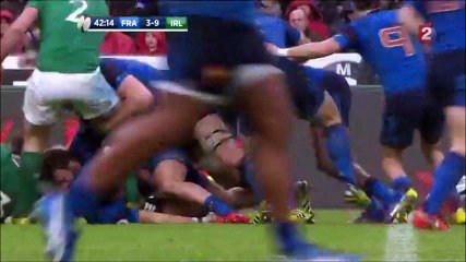 Irlande : Andrew Trimble fait-il un en-avant contre le XV de France ?