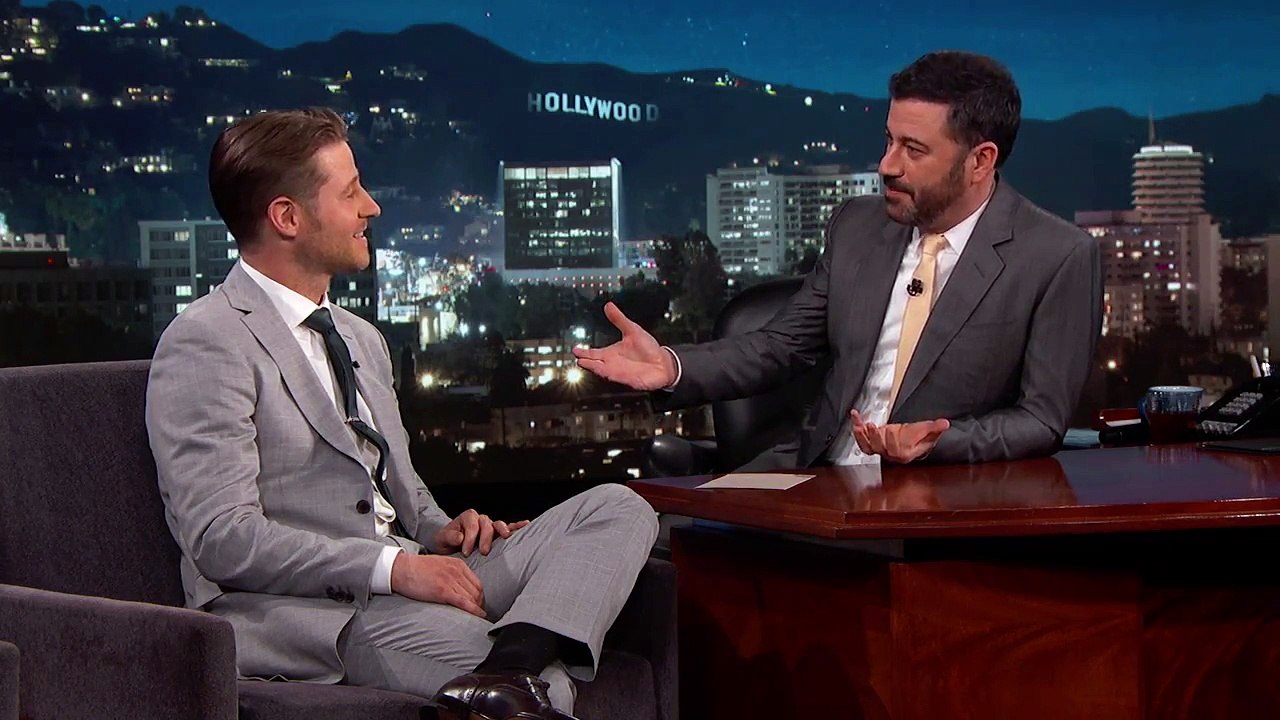 Ben McKenzie Tries on Commissioner Gordon Mustaches