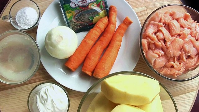 Картошка в горшочках-Картошка запеченная с рыбой в горшочке- VIKKAvideo