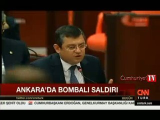 Ankara'daki patlamadan hemen sonra Meclis: Taa gürültüsü buradan duyuldu