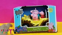 Peppa Pig Car Toys Muddy Puddle Adventure Buggy Car Toys Full English Episode KidsFunTV