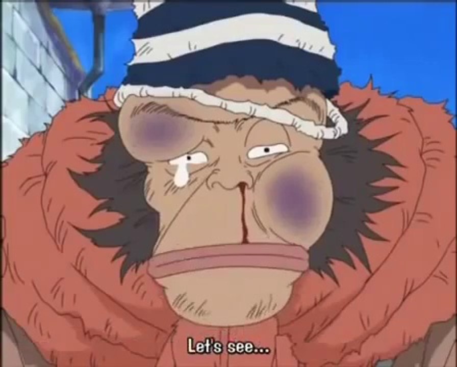 One Piece - Luffy trying to learn