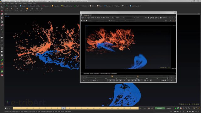 Tuto du Jeudi : nouveau logo d'e-tribArt sous Realflow