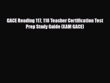 PDF GACE Reading 117 118 Teacher Certification Test Prep Study Guide (XAM GACE) Ebook
