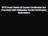 PDF MTTC Social Studies 84 Teacher Certification Test Prep Study Guide (XAMonline Teacher Certification