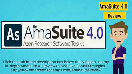 [AmaSuite 4.0 Review] Honest Review & Bonus Strategies