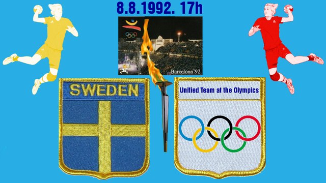 1992 Summer Olympics BARSELONA HANDBALL FINAL SVERIGE EUN/RUSIJA