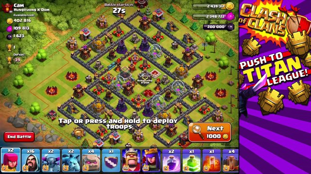Clash of Clans WE MADE TITAN LEAGUE! 4100+ Trophy Pushing! Titan #5