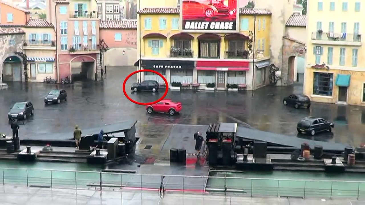 Stunt Show Car Falls in Half