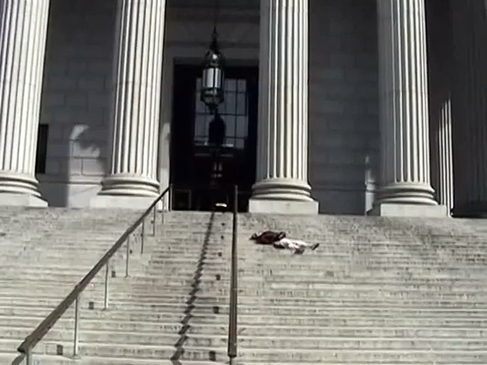 Tennille on Law & Order - New York Court Steps