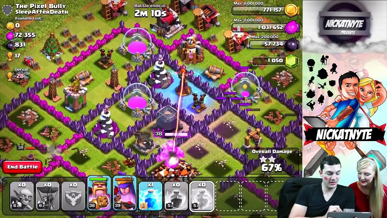 Clash of Clans  Merry X-Mas & Nightmare Before X-Mas Attacks!