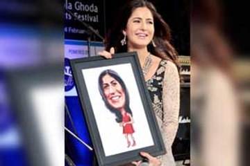 What was Katrina's reaction after looking at her own portrait