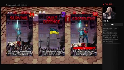 Diffusion de partie Kill all zombies