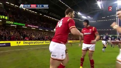 L'essai de Gareth Davies face à l'Ecosse etait-il valable ?