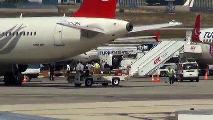 THY uçağında 'Ebola' paniği