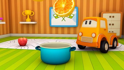 The Clever Cars Learn about FRUIT! FOOD EDUCATION with 3d Childrens Cartoons