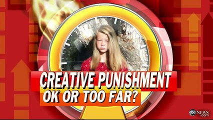 Her parents force her to go to school like THIS. She came home crying.