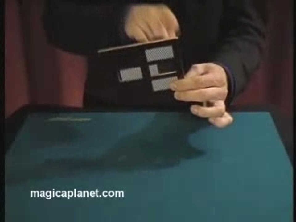 Tour de magie : carte zig zag