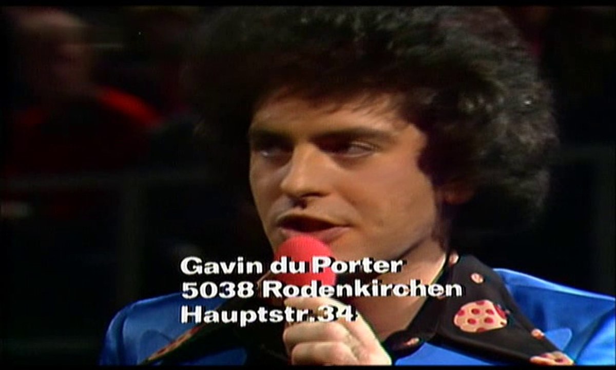 Gavin du Porter - In Pasadena 1973