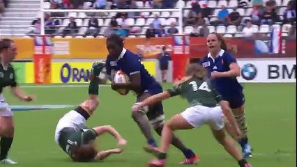 NZ's Woodman Top tries from Women's final Rugby World Cup 2014