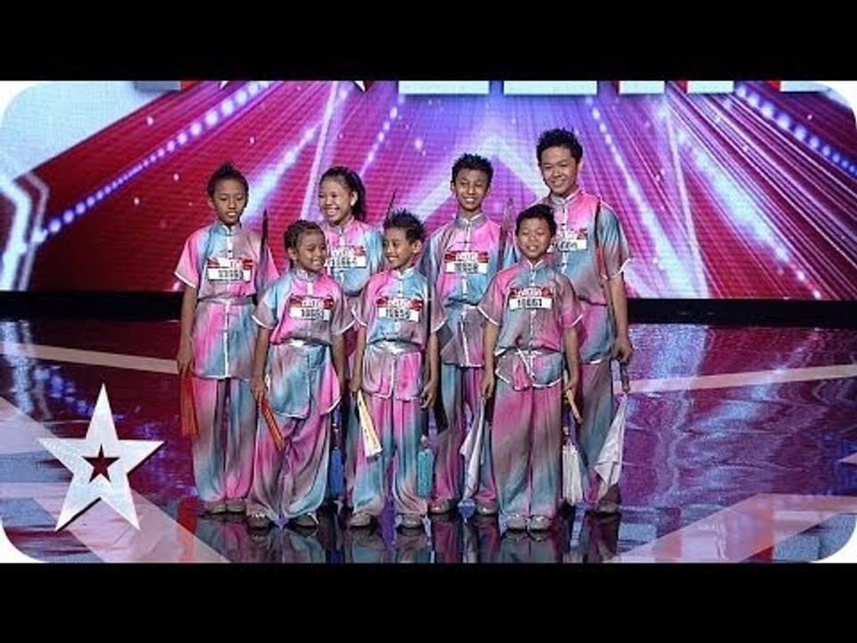 Wushu Kids Performance by AWI Junior - AUDITION 4 - Indonesia's Got Talent [HD]