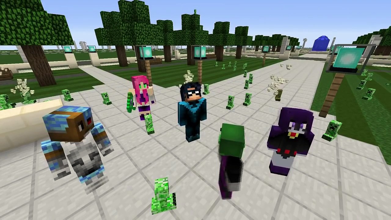 Teen Titans vs Evil PopularMMOs Clone! (Minecraft Roleplay)