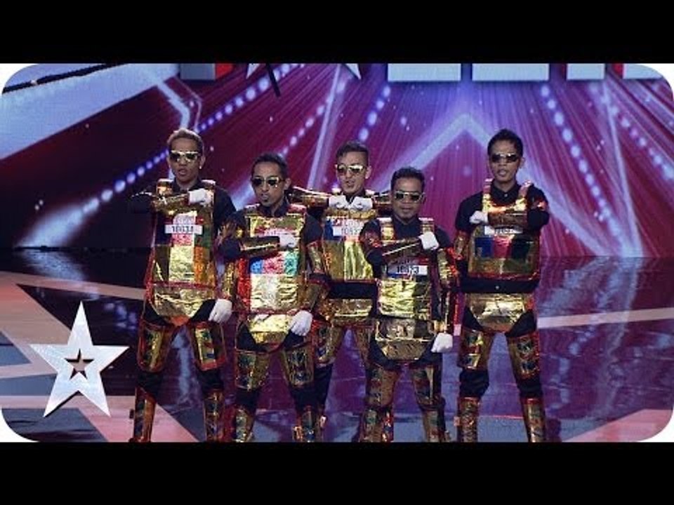 Too Bad, The Judges Not Too Interested by These Robotic Dancer-AUDITION 4-Indonesia's Got Talent[HD]