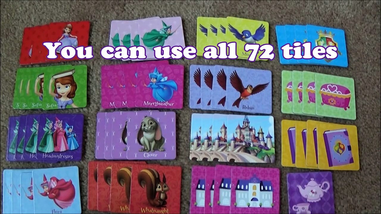 Sofia the First Matching Game l Memory Game (how to)