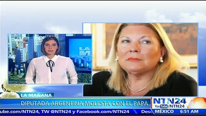 Diputada argentina manifiesta molestia con el Papa por entregar rosario a dirigente kirchnerista