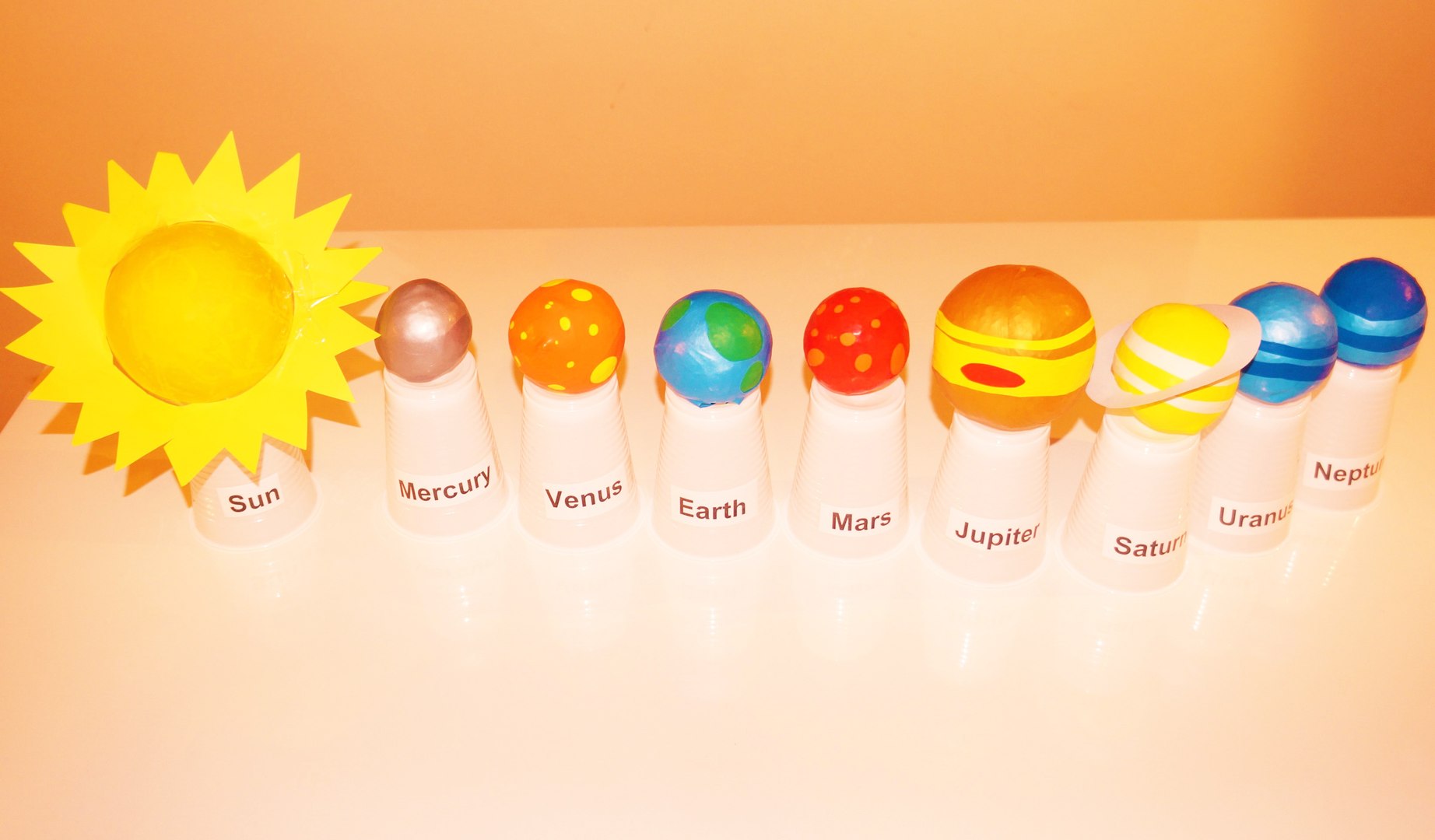 How to make 3D Solar System model, School project, 3D Model