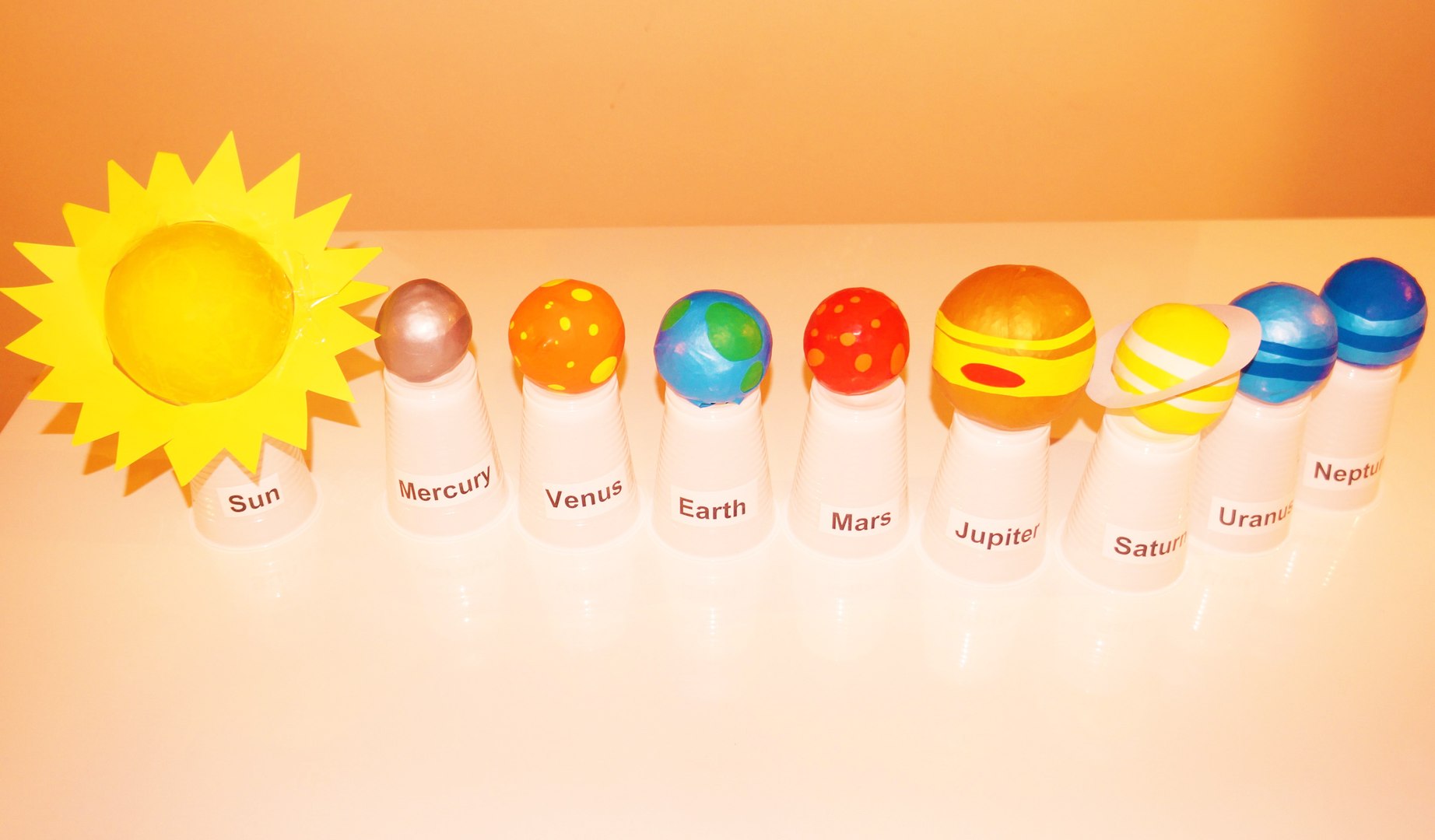 3D Solar System  Solar system projects, 3d solar system project, Solar  system crafts