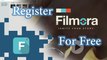 How to Register Wondershare Filmora for Free