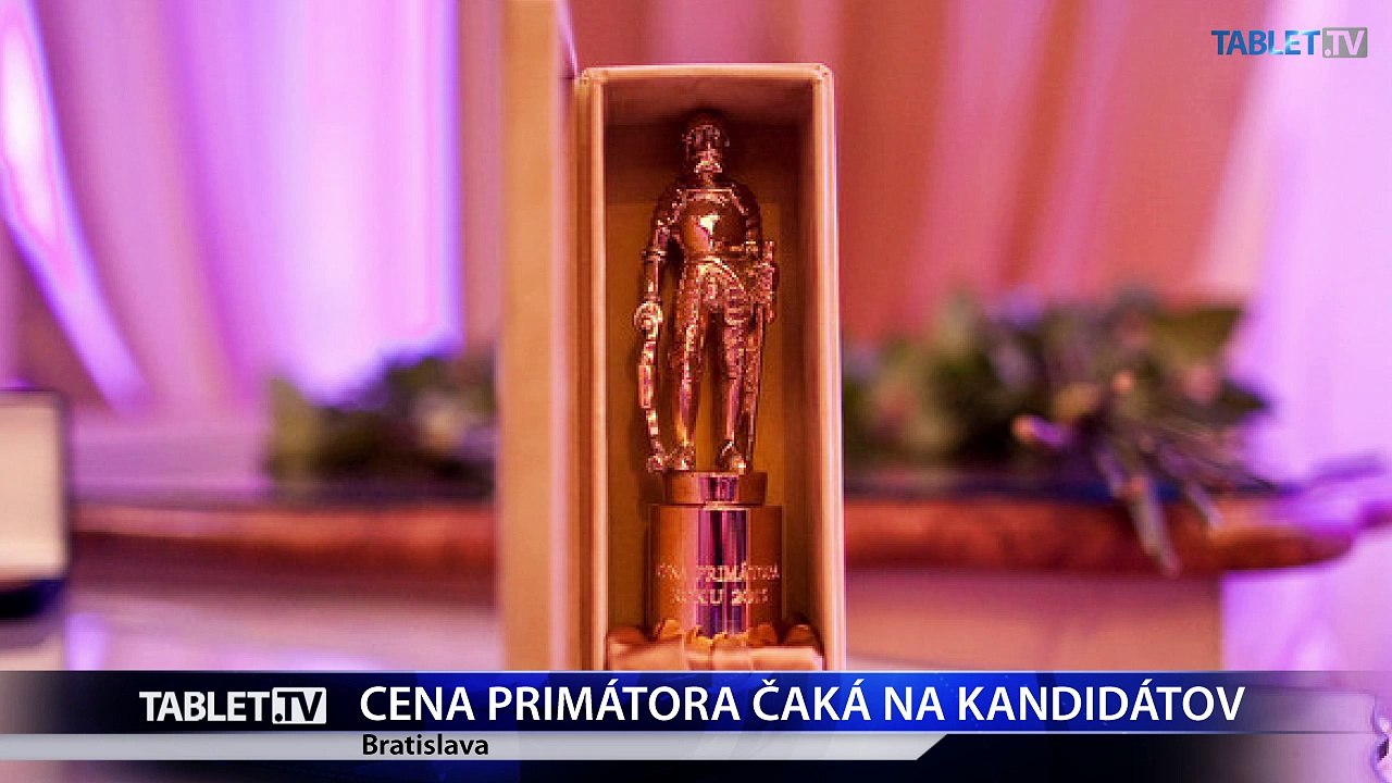 Cena primátora Bratislavy čaká na kandidátov