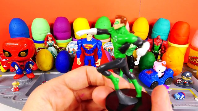 40 Play Doh Kinder Surprise Eggs PIXAR CARS BARBIE TRASH PACK DISNEY PRINCESS HELLO KITTY Playdough