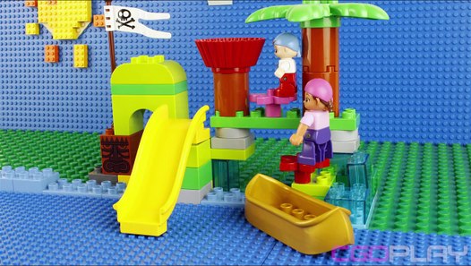 ♥ LEGO Duplo Disney Jack and the Neverland Pirates Hideout with Izzy ...