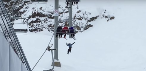 Un enfant tombe d'un télésiège !