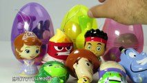Disney Pixar Christmas Ornaments SURPRISE EGGS Inside Out Disgust Anger Sofia Buzz Woody Mickey