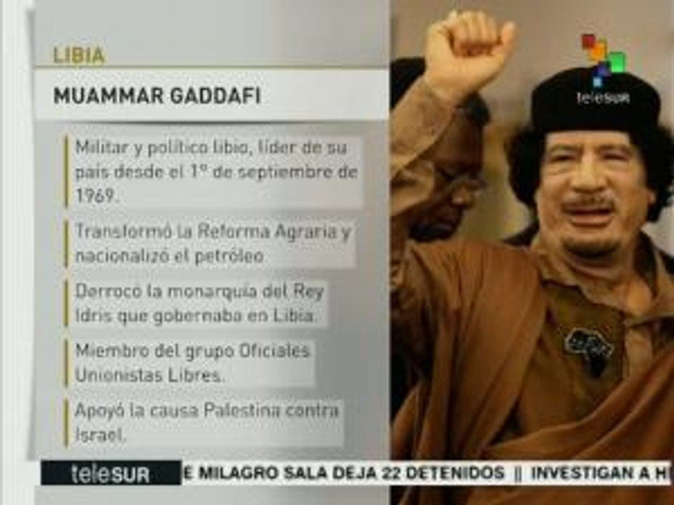 ¿Quién fue Muamar Gaddafi?