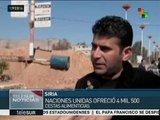 Llega ayuda humanitaria a zonas asediadas en Siria