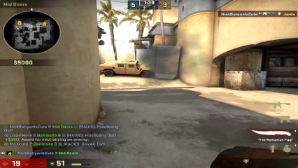 ZERO DEATHS! FLAWLESS CS GO COMPETITIVE MATCH