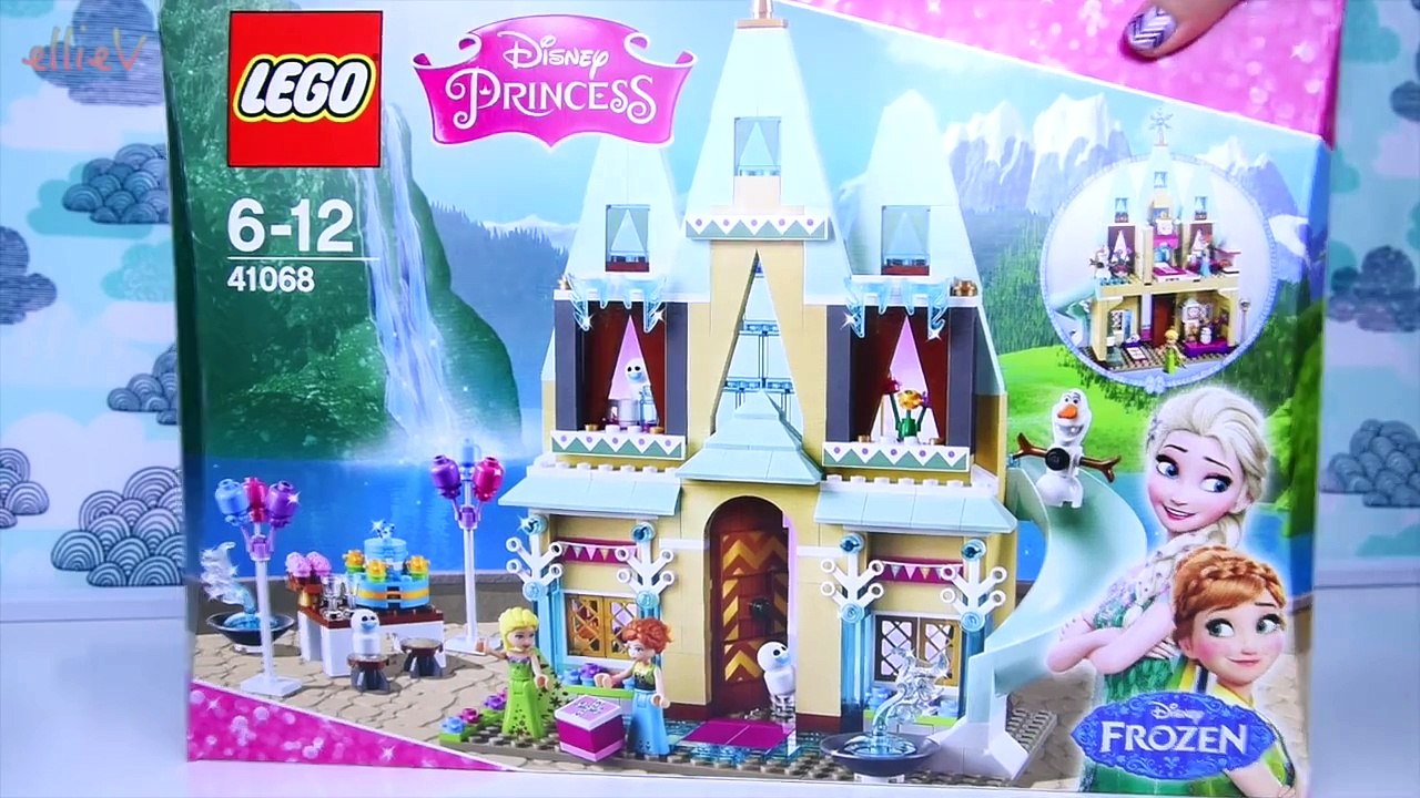 Lego Frozen Fever Arendelle Celebration Castle Disney Princess Build Review Play - Kids Toys