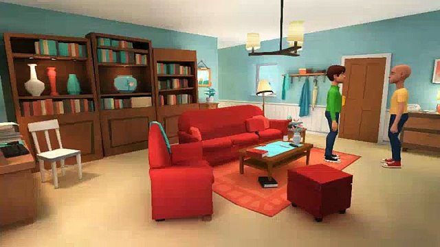 Caillou Gets Grounded S1 E3 Caillou Destroys the Living Room