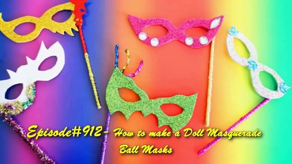 How to Make AMERICAN GIRL DOLL Mask - Easy Doll Crafts