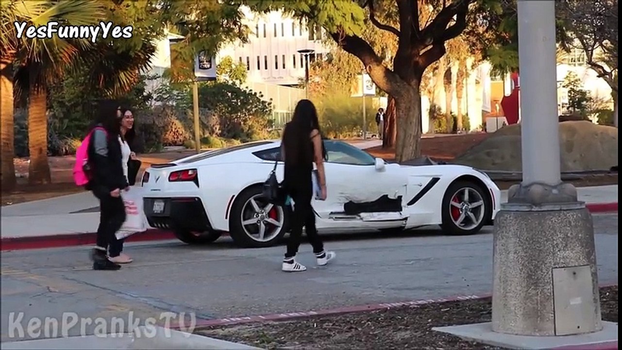 Broken Gold Digger Prank - Wrecked Corvette