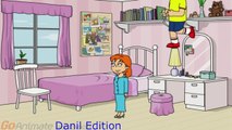 Caillou gets Grounded: Caillou stomps Rosie/Grounded
