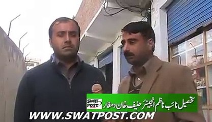 Tehsil Naib Nazim  Eng Hanif Khan Talks with swatpost.